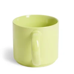 Mug grès jaune 500mL Ø9xH8cm
