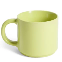 Mug grès jaune 500mL Ø9xH8cm