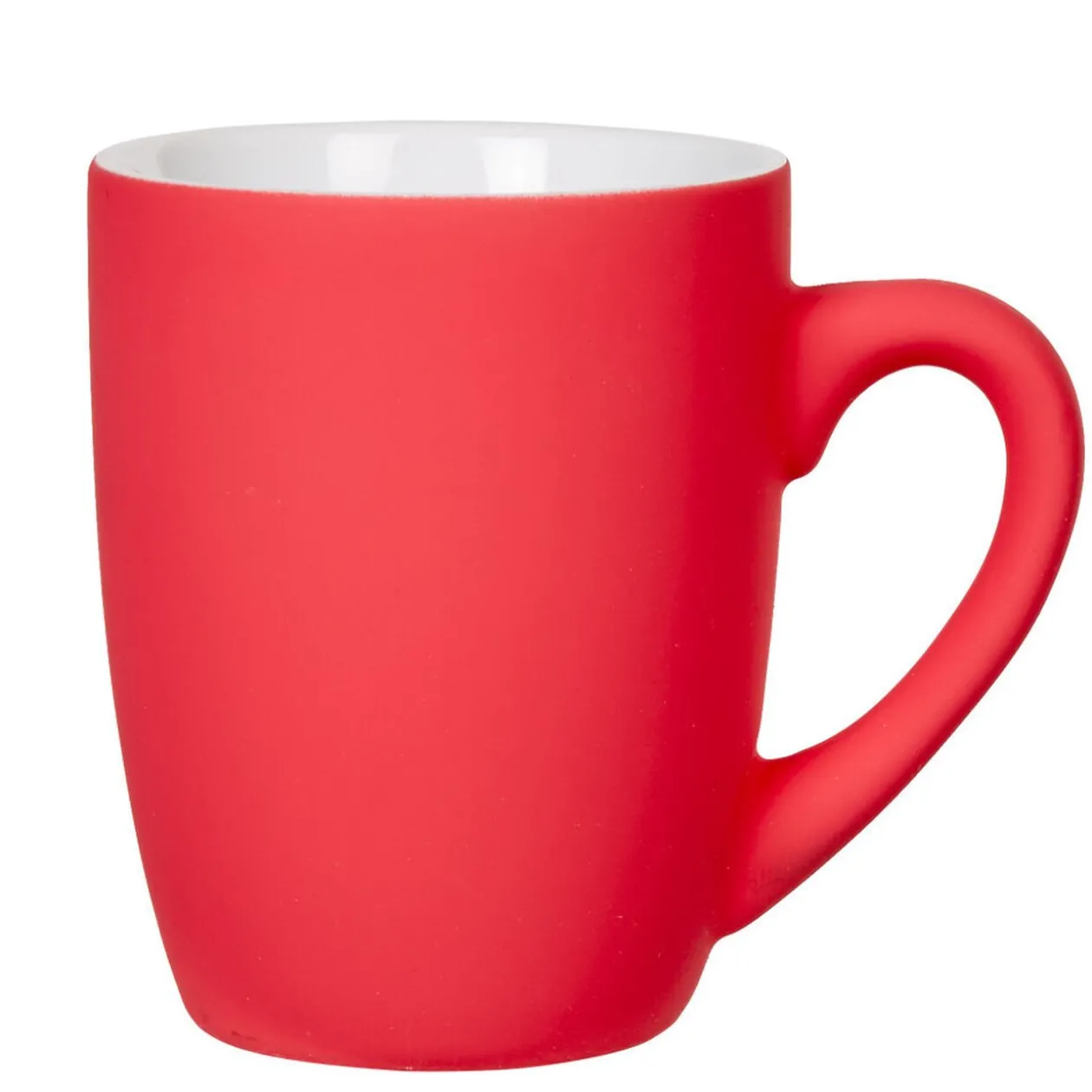 Mug paroi toucher doux rouge