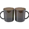 Mug plastique noir x2