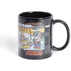 Mug Super Mario Super Nintendo All Stars vintage noir et rouge 315ml