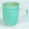 Mug uni bleu turquoise tons sur tons
