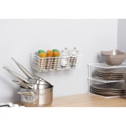 Panier multifonction blanc Metaltex