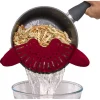 Passoire pliable et adaptable rouge
