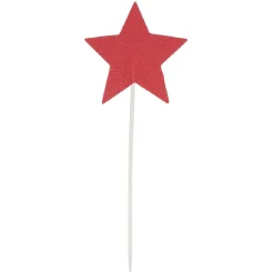 Pic en bois pour apéritif étoile et sapin x 18