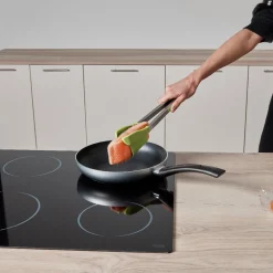 Pince spatule 2 en 1 inox silicone vert