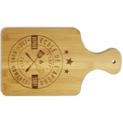 Planche à découper bambou École de l'apéro 33x18,5cm