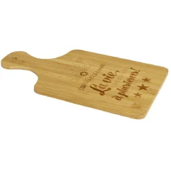 Planche à découper bambou L'apéritif c'est comme la vie 33x18,5cm