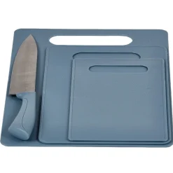 Planche à découper X 3 et couteau du chef inox