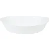 Plat à four ovale Luminarc verre blanc 32 cm