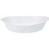 Plat à four ovale Luminarc verre blanc 25 cm