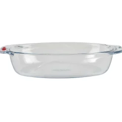 Plat à four Pyrex ovale transparent 1,8L