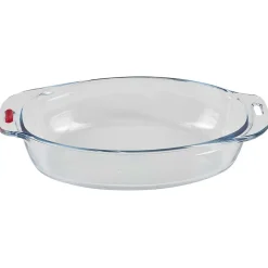 Plat à four Pyrex ovale transparent 1,8L