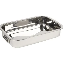 Plat à four rectangulaire en inox