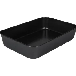 Plat à four rectangulaire gris