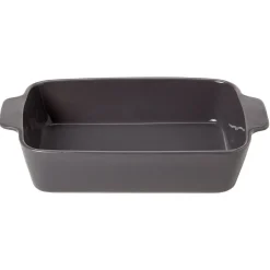 Plat à four rectangulaire avec poignées rouge et blanc