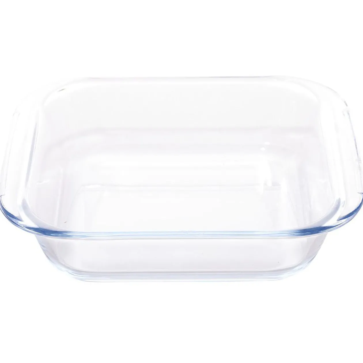 Plat à four rectangulaire en verre 19,6x17xH4,6cm