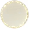 Plat de présentation à LED Ø26,5cm bois beige