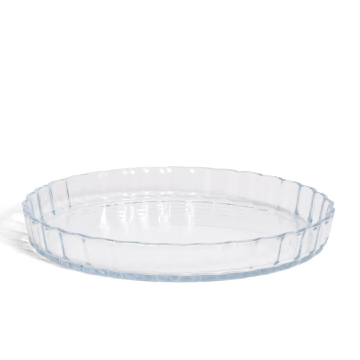 Plat en verre borosilicate x2 - Ø22,6cm et Ø27cm