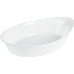 Plat four verre smart cuisine Luminarc blanc x 3