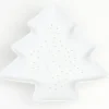 Plat porcelaine sapin