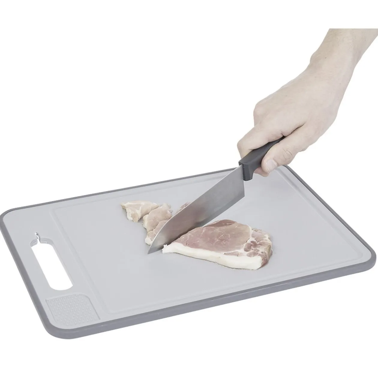 Plateau de dégivrage avec planche à découper et aiguiseur 36,5x25cm
