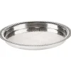 Plateau marocain argenté inox
