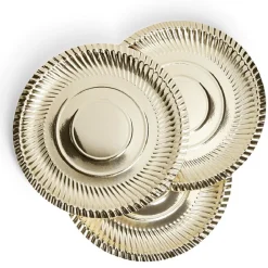 Plateau présentation carton doré x3