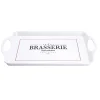 Plateau rectangulaire brasserie restaurant blanc 34x50,5cm