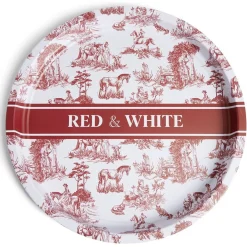 Plateau rond acier Ø35cm - 2 modèles