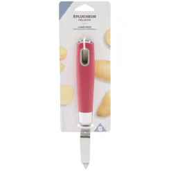 Éplucheur manche rouge