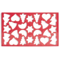 Pochoir à pâtisserie Noël 7 formes 22x37cm