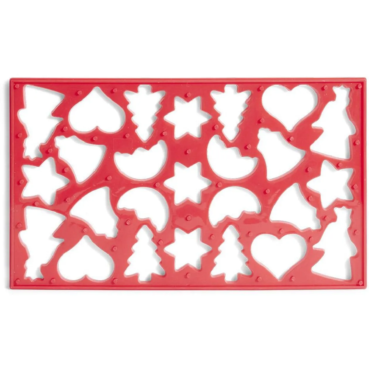 Pochoir à pâtisserie Noël 7 formes 22x37cm