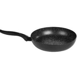 Poêle acier effet pierre