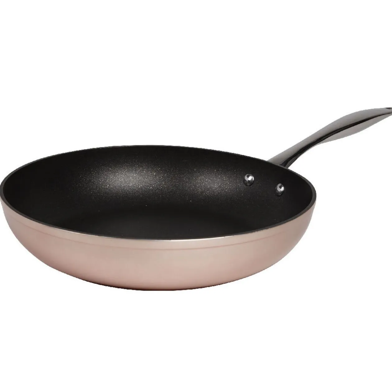 Poêle aluminium effet pierre cuivrée