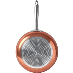 Poêle aluminium extérieur cuivre ø28 cm