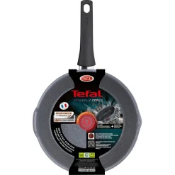 Poêle sauteuse Tefal Mineralia Force aluminium moucheté gris noir ø 26 cm