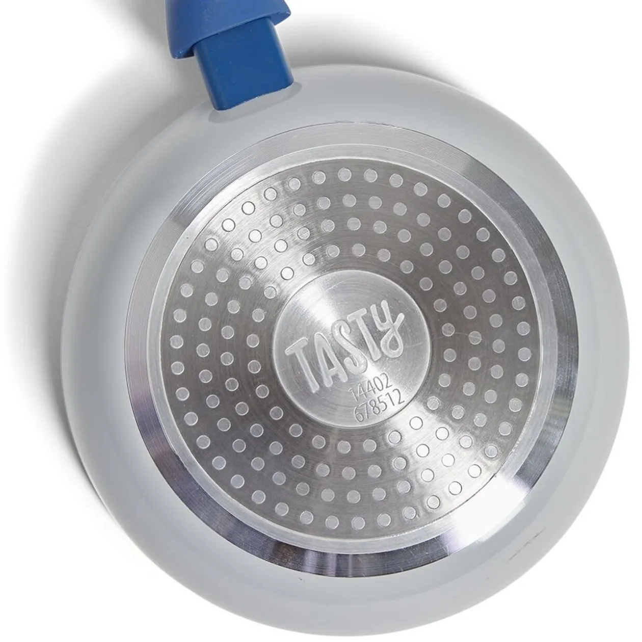 Poêle tous feux Ø20cm aluminium gris et bleu