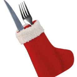 Porte couverts botte de Noël x2