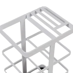 Porte ustensiles de cuisine en métal blanc