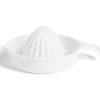 Presse agrume en plastique blanc L18,5cm