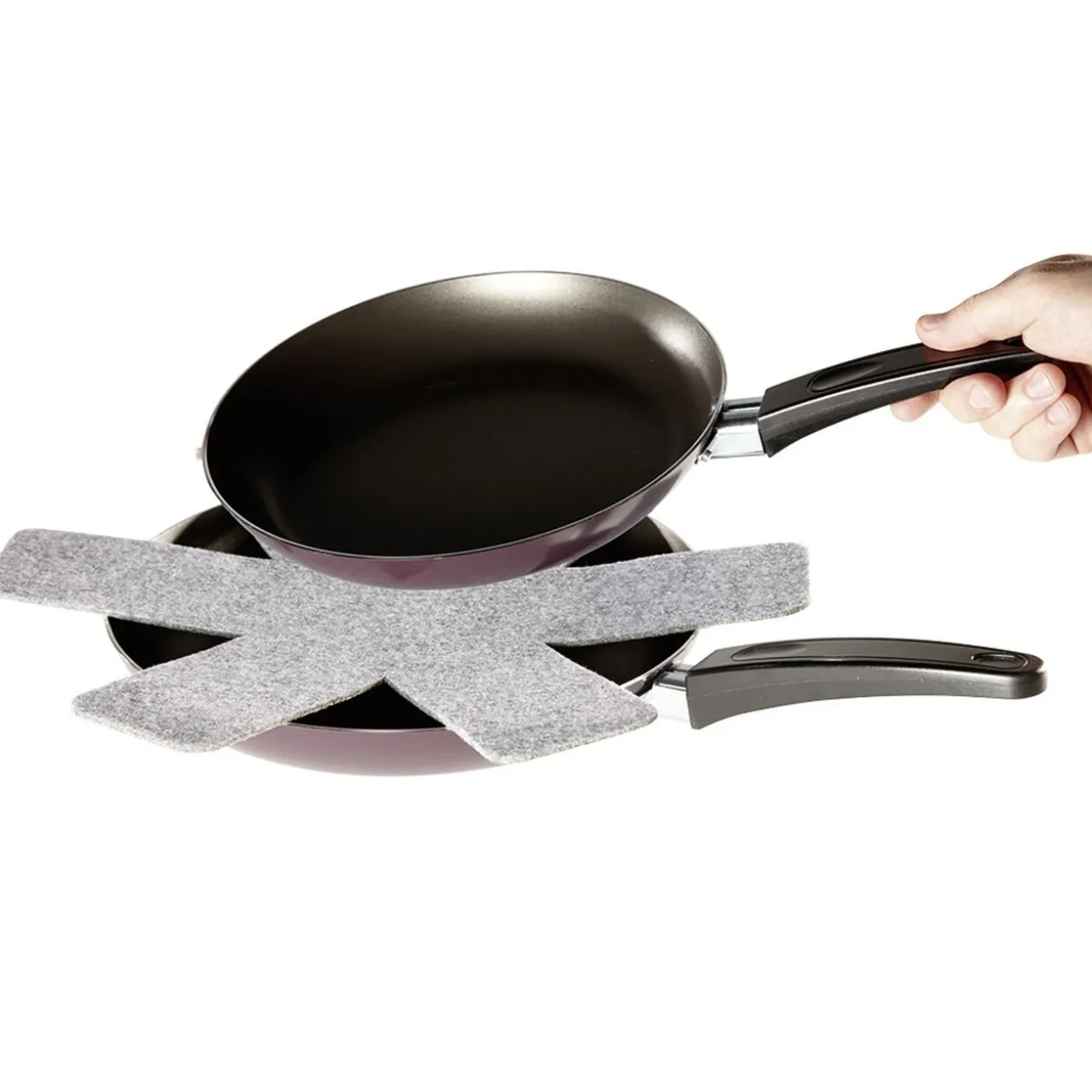 Protège poêle feutrine x2