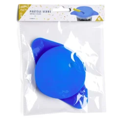 Protège verre couvercle avec paille - 2 modèles