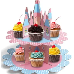 Présentoir à gâteaux en forme de château