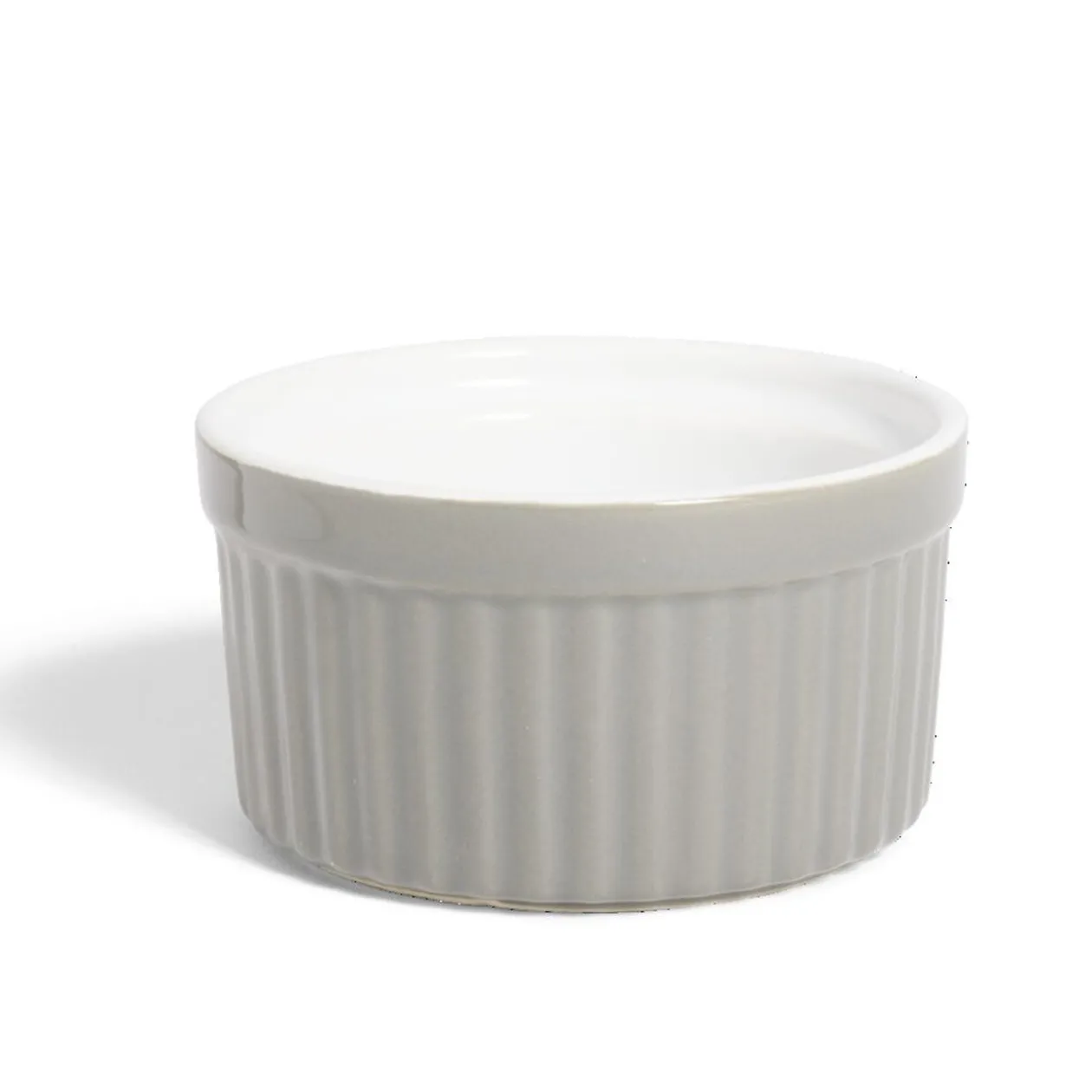 Ramequin en grès gris Ø9xH5cm