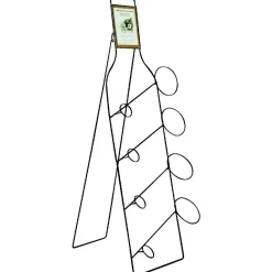 Range-bouteille noir 4 bouteilles