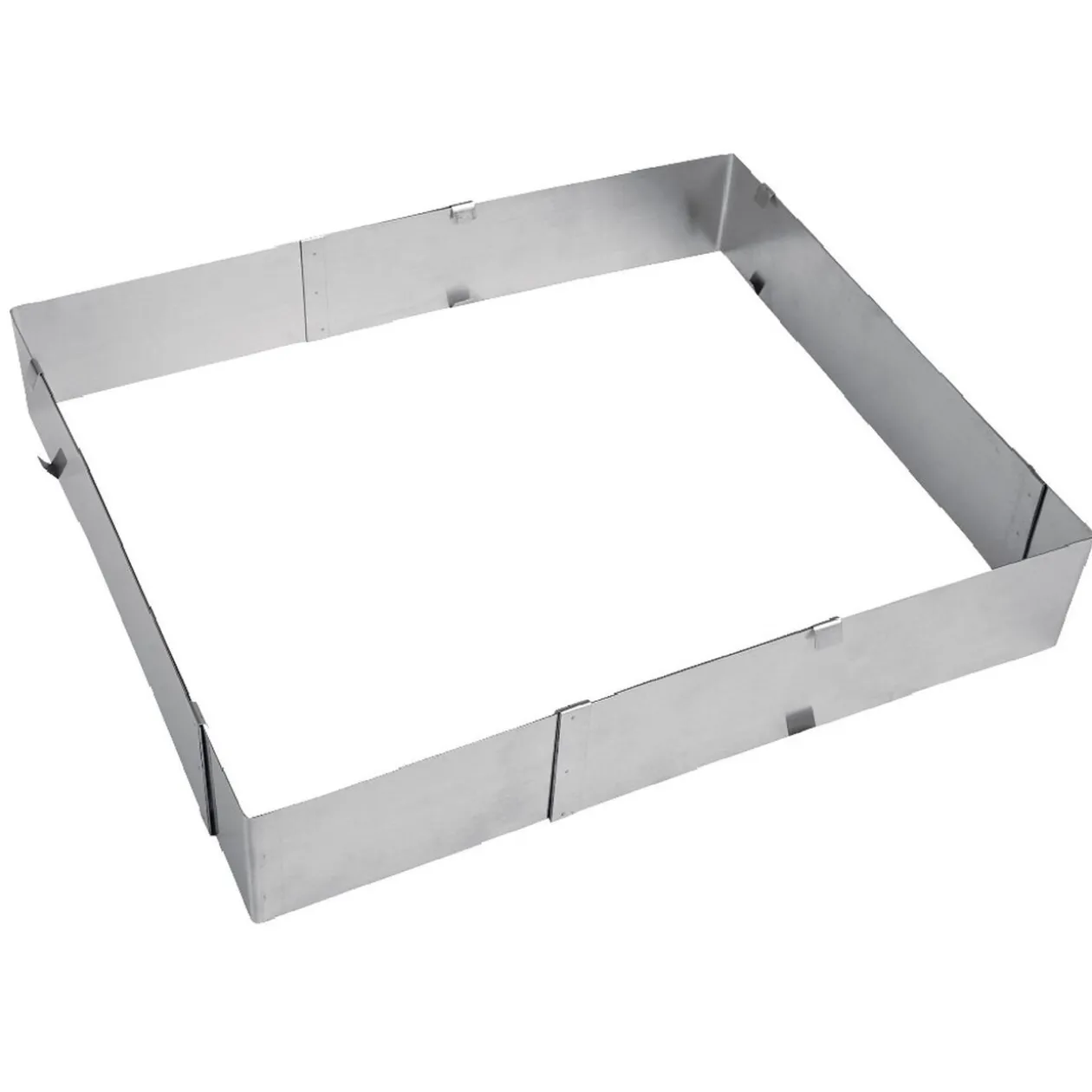 Rectangle à pâtisserie extensible inox