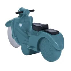 Roulette à pizza forme scooter rouge ou bleu