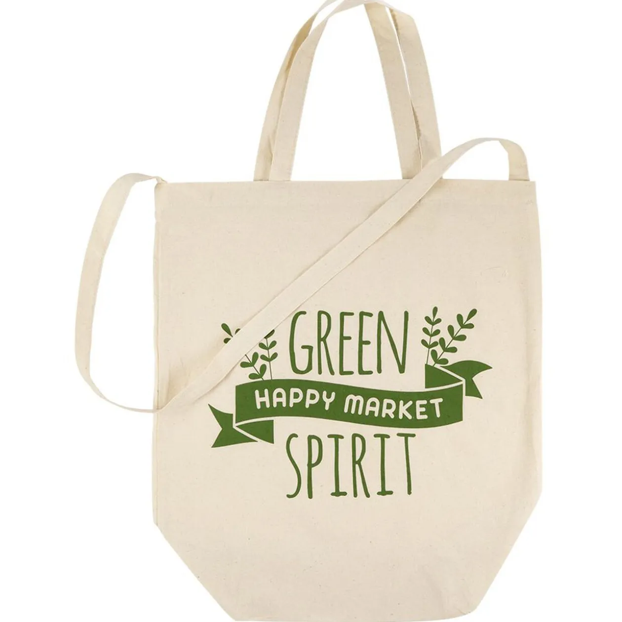 Sac en coton réutilisable avec 2 anses 43x49cm