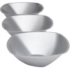 Saladier argenté réutilisable x3